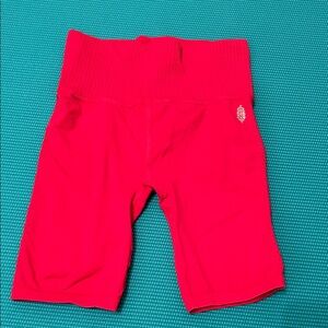 Free people high waisted bike shorts